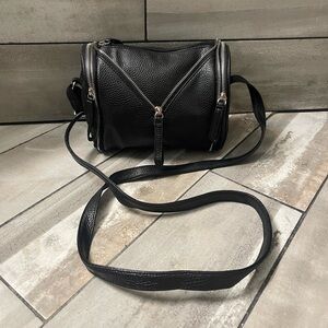 Y2K BONGO grunge goth zipper detail crossbody bag